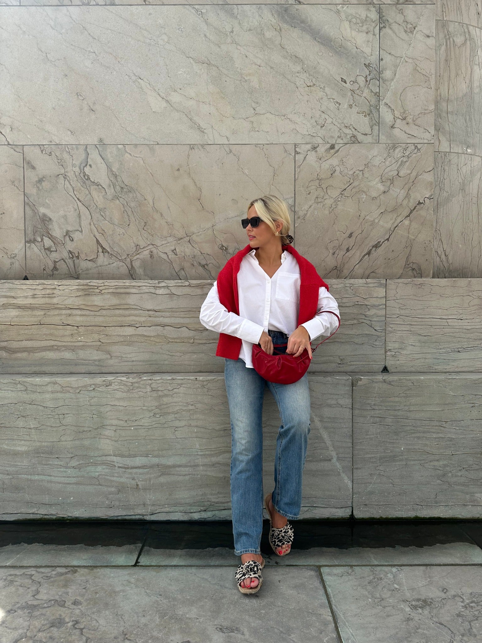 VMTESSA Straight Jeans - Medium Blue Denim Tinted